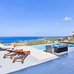 Eliza With A Swimming Pool And Sea View In The Area Of Otzia, On The Island Of Kea Semesterbostad Otziás