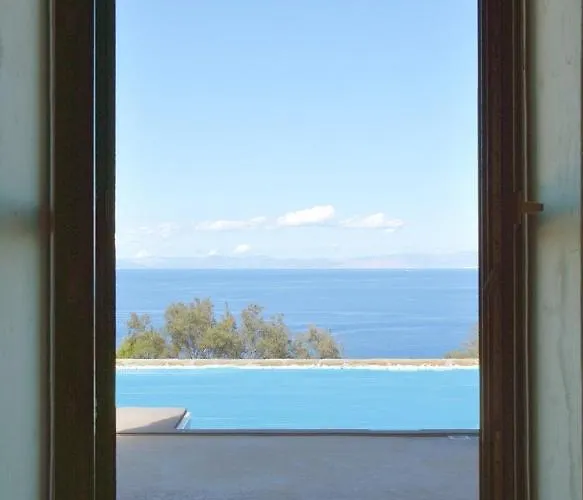 Eliza With A Swimming Pool And Sea View In The Area Of Otzia, On The Island Of Kea Casa de Férias Otziás